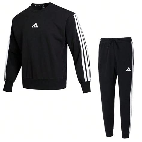 Conjunto Da Adidas Moletom - Adidas Conjunto de treino masculino: Moletom com gola redonda canelada ...