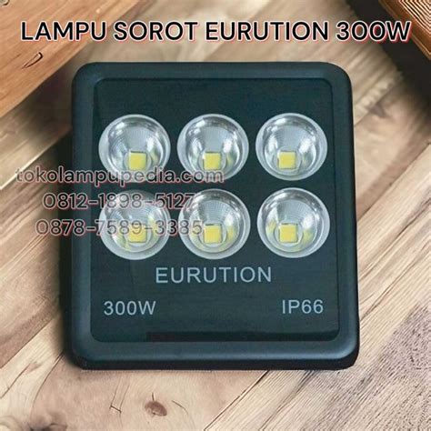 Jual Lampu Sorot EURUTION 300W LED 6x50W Toko Lampupedia