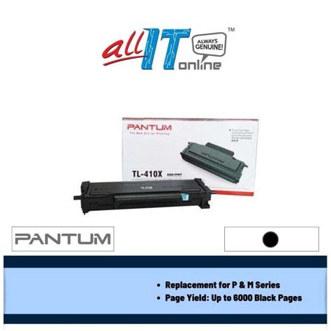 Pantum TL 410X 6k Toner Cartridge Black Lazada