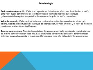 Depreciaci N Y An Lisis Despu S De Los Impuestos Ppt