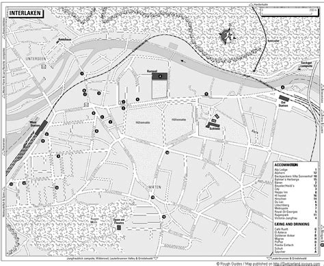 Interlaken Switzerland Map