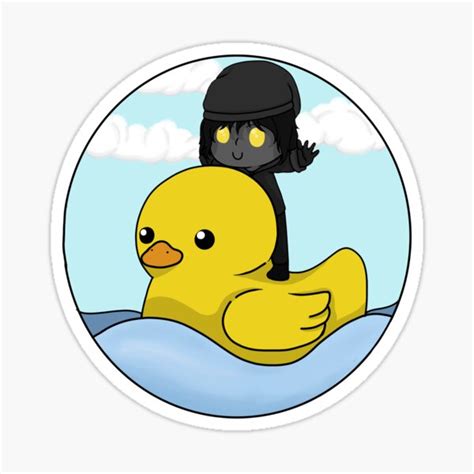 Creepypasta Puppeteer And The Duck Chibi Sticker By Everycutethings