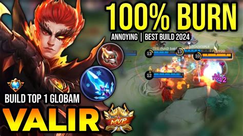 VALIR BEST BUILD 2024 BUILD TOP GLOBAL VALIR GAMEPLAY MOBILE