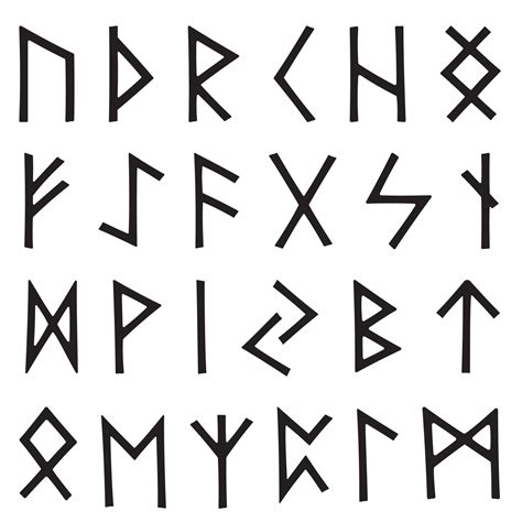 Runes Writing The Story Of Leif Erikson Off