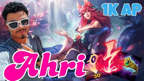 Ahri Florescer Espiritual Skin Linda E 1k De Ap Lol Wild Rift Youtube