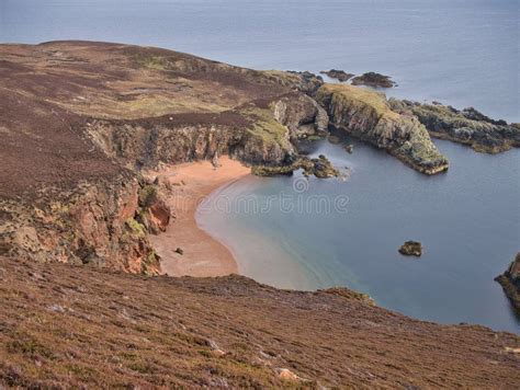 On A Calm Day In Sunshine The Pristine Red Sand Beach At Bungil On