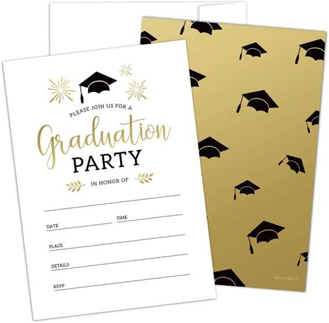 Hat Acrobat 50 Class Of 2024 Graduation Cards Bundle 25 Graduation Invitations