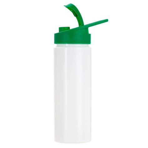 Squeeze de Plástico Branco c Tampa e Alça para Transfer 550ml