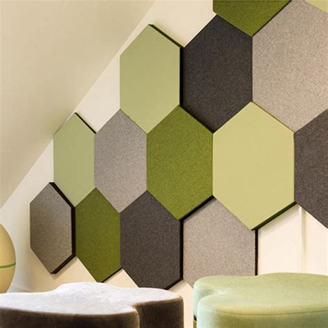 3D Decorative Soundproof Panel Polyester Fiber Acoustic Panel For