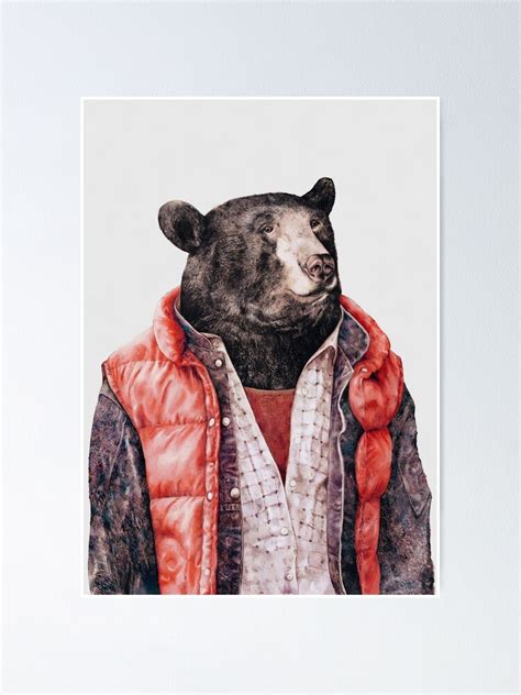 "Black Bear" Poster for Sale by AnimalCrew | Redbubble