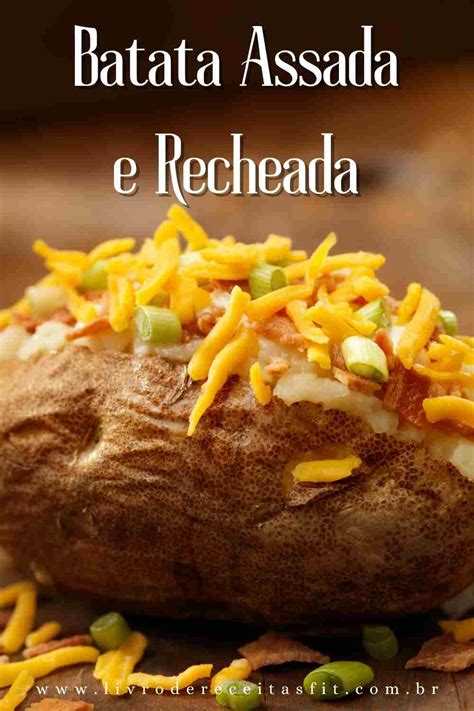 Batata Assada e Recheada - Livro de Receitas Fit