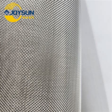 Stainless Steel Woven Wire Mesh With Epoxy Coating Plain Dutch Weave