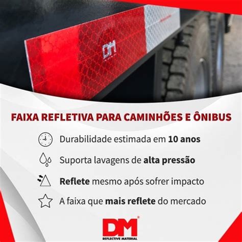 Kit Faixa Refletiva Lateral Caminh O Trailer Carreta M Mercadolivre