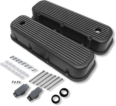 Amazon Demotor Performance Tall Finned Aluminum Valve Covers Retro