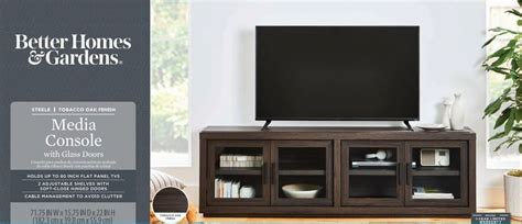 Better Homes And Gardens Steele Tv Stand For Tvs Up To 80 Espresso