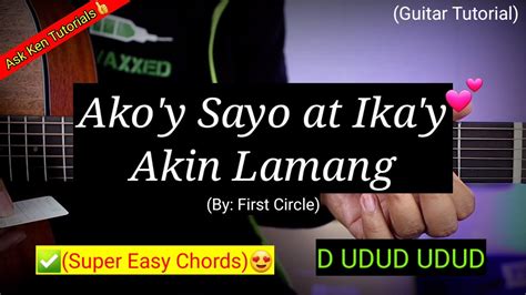 Ako'y Sayo at Ika'y Akin Lamang 😍 | Guitar Tutorial Chords - Chordify