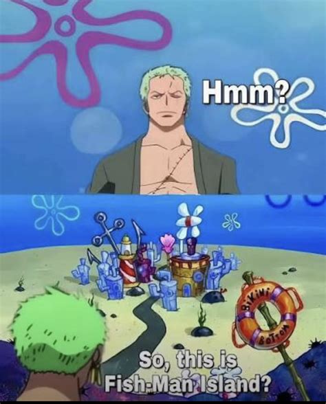 Zoro Foto - An Anime Scene from Fishman Island | One piece funny