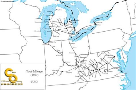 The Chesapeake and Ohio Railway | Train map, Baltimore and ohio ...