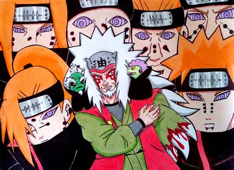 Naruto Shippuden: Jiraiya VS Pain by JCArt0 on DeviantArt