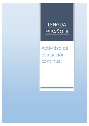 TRABAJO LENGUA ESPANOLA Pdf