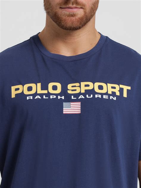 Polo Sport Jersey T Shirt In Cobalt Glue Store