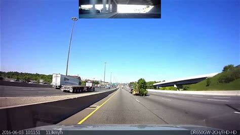 Driving In Toronto Highway Driving Hwy 401 And 427 June 3 2016