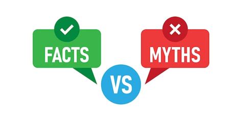 Premium Vector Myths Vs Facts Icon In Flat Style True Or False Vector