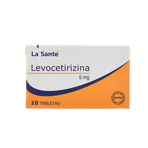 Levocetirizina 5 Mg 10 Tabletas Ls Droguería Más Salud