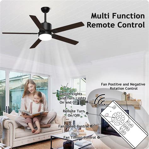 Biukis Ceiling Fans With Lights And Remote Inch Outdoor Ceiling Fan