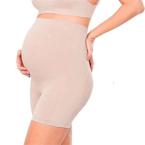 Bermuda Gestante Cintura Alta Maternity Cor Base Pli T Adoro Lingerie