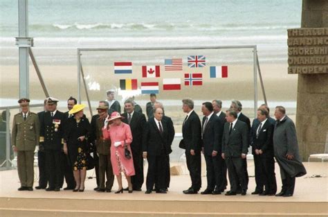 80e D Day Omaha Beach Accueille La Cérémonie Internationale Le 6 Juin