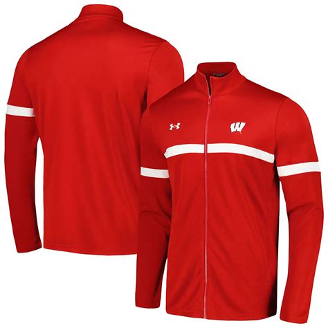 Under Armour Wisconsin Badgers 2023 Assist Warm Up Full Zip Jacket