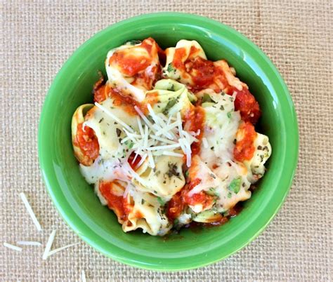 Crockpot Cheesy Tortellini Recipe Easy 5 Ingredients The Frugal Girls