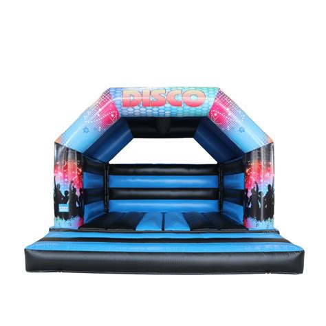 15ft X 15ft Disco Themed Castle Indigo Inflatables