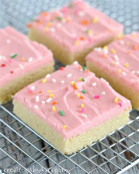 Best Ever Sugar Cookie Bars Recipe Creations By Kara