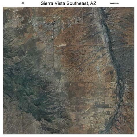 Aerial Photography Map Of Sierra Vista Southeast Az Arizona