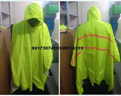 Raincoat Poncho With Reflector Everything Else Others On Carousell