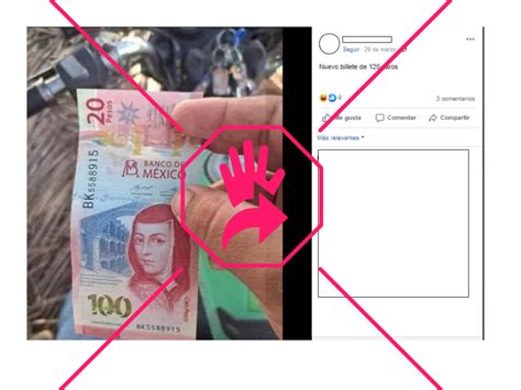 Este No Es El “nuevo” Billete De 120 Pesos Mexicanos Como Dicen En