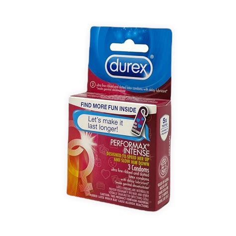 Durex Performax Intense Lubricated Condoms