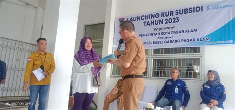 Launching Kredit Usaha Rakyat Subsidi Tahun Metro Sumatera