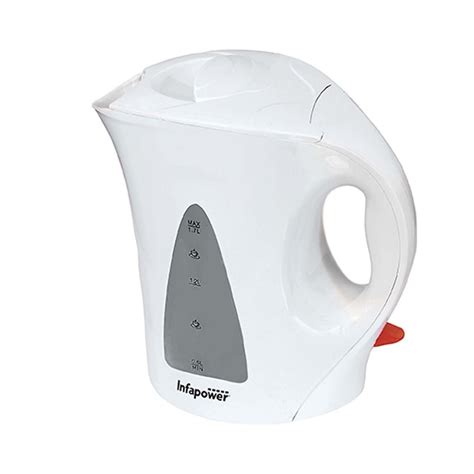 1.7L 2200W White Cordless Electric Kettle - Infapower X501