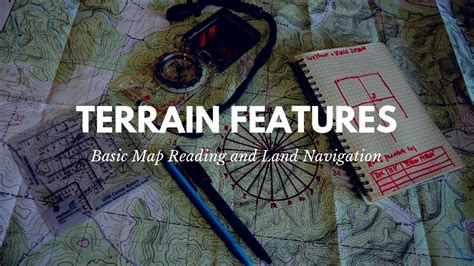 Terrain Features On A Map - Maps Model Online