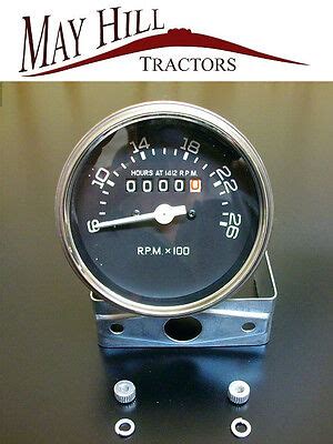 David Brown Tractor Rev Clock Tractormeter Tachometer