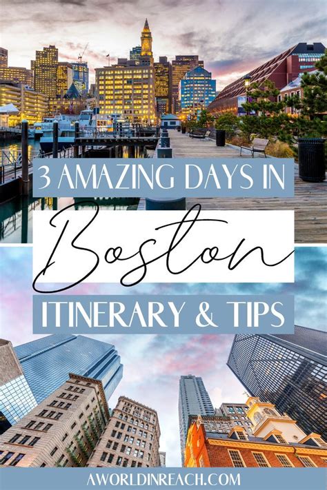 3 Days In Boston A Perfect Long Weekend Itinerary Boston Travel Guide Boston Travel Usa