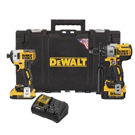 DEWALT 20-Volt MAX XR Lithium-Ion Cordless Drill/Driver and Impact ...