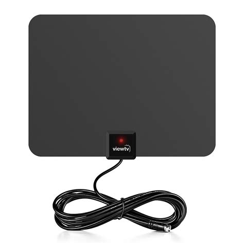 ViewTV Silver Series Flat HD Amplified Digital Indoor TV Antenna With