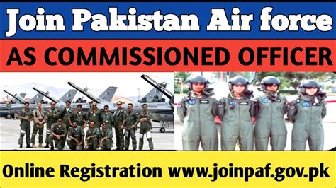 Join Pakistan Air Force As Commissioned Officer Air Force Job