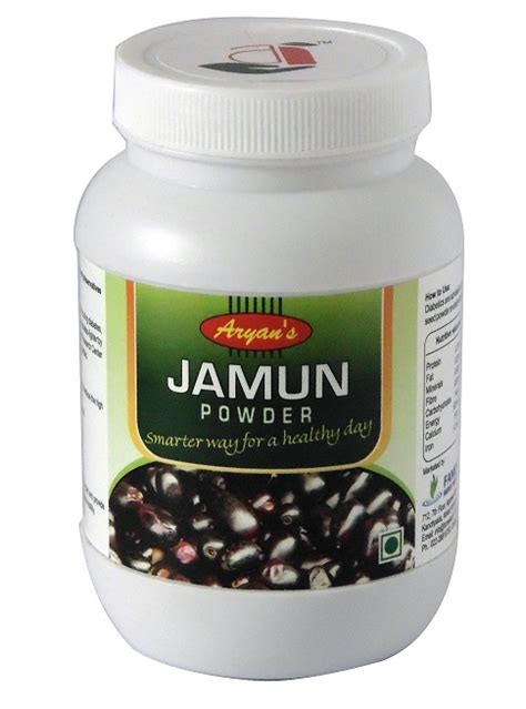 Organic Aryan S Jamun Powder For Health Benefits Style Dried