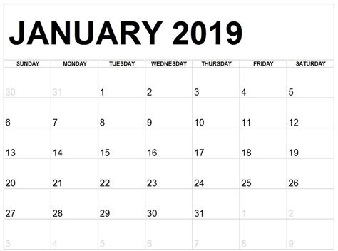 Print january 2020 calendar printable pdf word excel format – Artofit