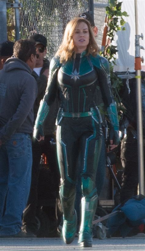 BRIE LARSON on the Set of Captain Marvel in Los Angeles 03/19/2018 – HawtCelebs